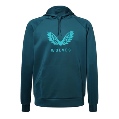 Castore Mens Wolves Hoodie (Bay Green)