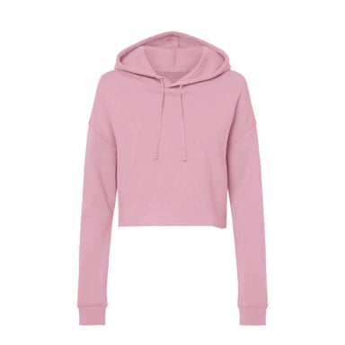 Miso Korte hoodie met trekkoord voor dames (Roze)