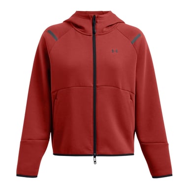 Under Armour Womens/Ladies Unstoppable Two Tone Sweat Jacket (Orange)
