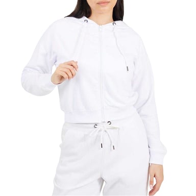 Brave Soul Womens/Ladies Full Zip Hoodie (White)