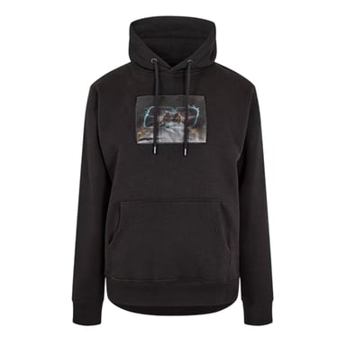 Criminal Damage Mens Lenticular Hoodie (Black)