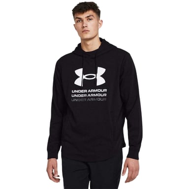 Under Armour Mens French Terry Hoodie (Black)
