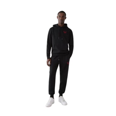 True Religion Mens Pullover Hoodie (Black)