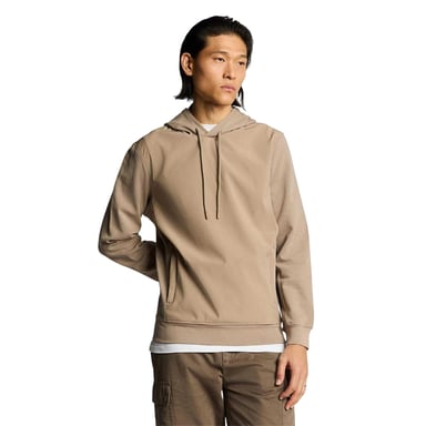 Lyle & Scott Mens Hybrid Hoodie (Brown)