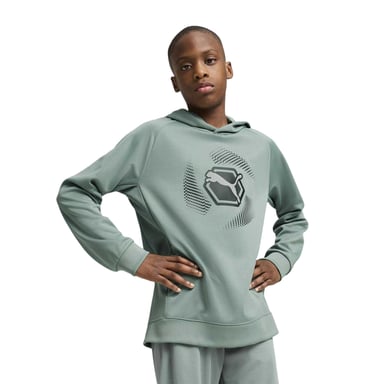 Puma Childrens/Kids Overhead Hoodie (Green)