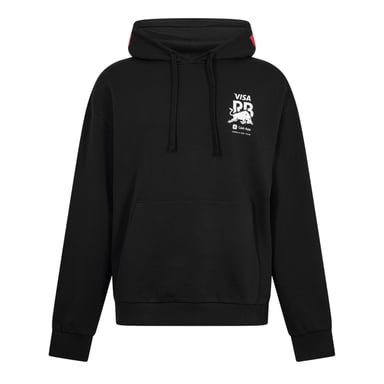 Hugo Mens Drop Shoulder Drawstring Hoodie (Black)
