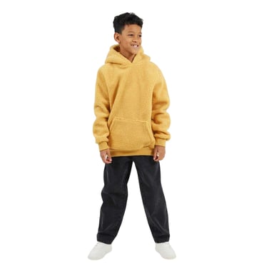 Brave Soul Childrens/Kids Kangaroo Pocket Hoodie (Mustard)