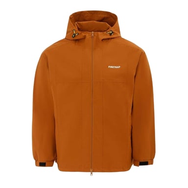 Firetrap Mens Lightweight Hooded Jacket (Coffee)