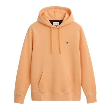 Gant Mens Shield Drawstring Hoodie (Orange)
