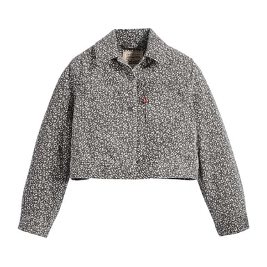 Levis Womens/Ladies Wellthread Floral Denim Jacket (Light Wash)