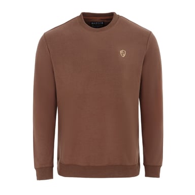Howick Mens Logo Sweatshirt (Dark Brown)