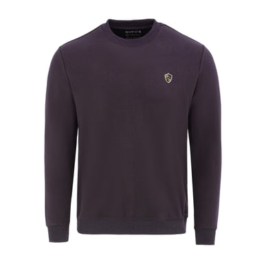 Howick Mens Logo Sweatshirt (Dark Purple)
