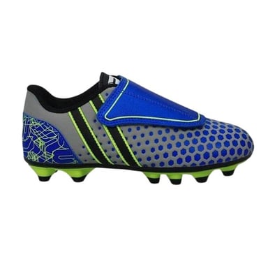 Patrick Childrens/Kids Polka Dot Firm Ground Football Boots (Blue)
