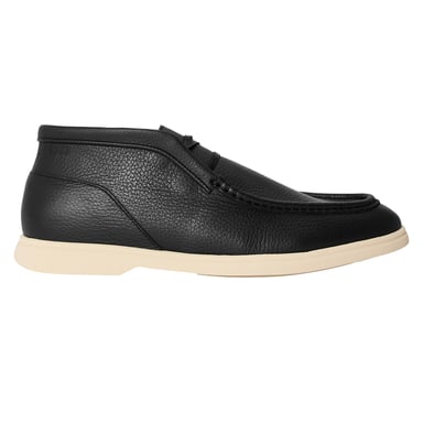 Boss Mens Sienne Desb Leather Chukka Boots (Black)