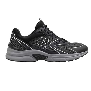 Cruyff Mens Scorpius Logo Low Cut Trainers (Black/Grey)