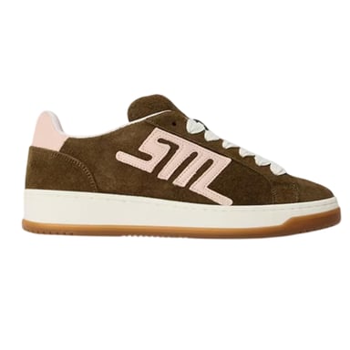 Steve Madden Womens/Ladies Alysha Logo Lace Up Trainers (Khaki Brown)