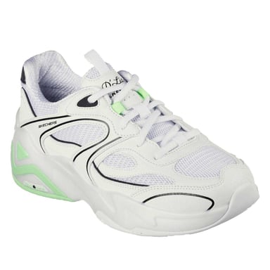 Skechers Barn DL Hyperburst Sneakers (Vit/Lime)
