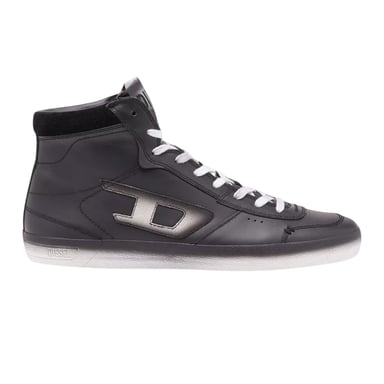 Diesel Mens Leroji Leather Trainers (Black)