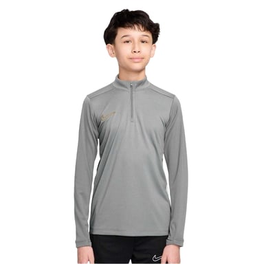 Nike Childrens/Kids Academy Swoosh Drill Top (Grey/Gold)