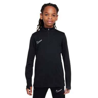 Nike Childrens/Kids Academy Swoosh Drill Top (Black/White)