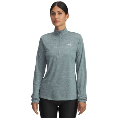Under Armour Womens/Ladies Tech Textured Half Zip Top (Jasper)