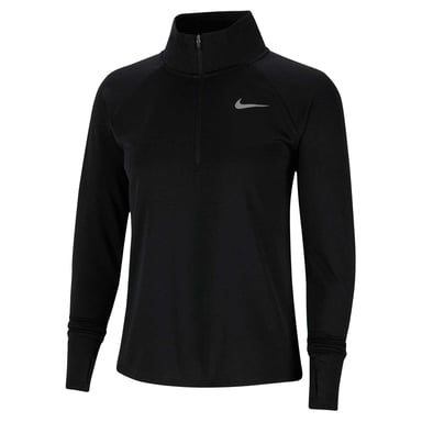 Nike Womens/Ladies Swoosh Long-Sleeved Running Top (Black)