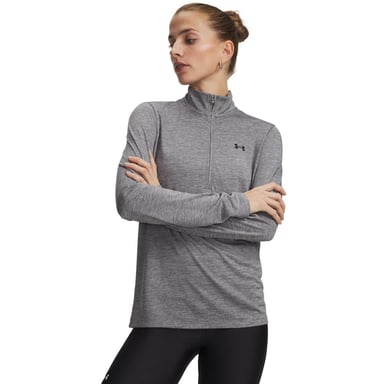 Under Armour Womens/Ladies Tech Textured Half Zip Top (Green/Black)