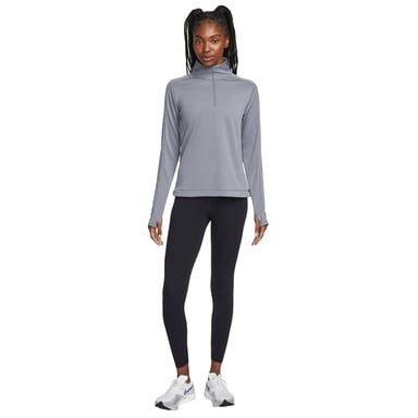Nike Womens/Ladies Swoosh Long-Sleeved Running Top (Smoke Grey)