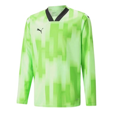 Puma Childrens/Kids Logo Long-Sleeved Goalkeeper Jersey (Lime)