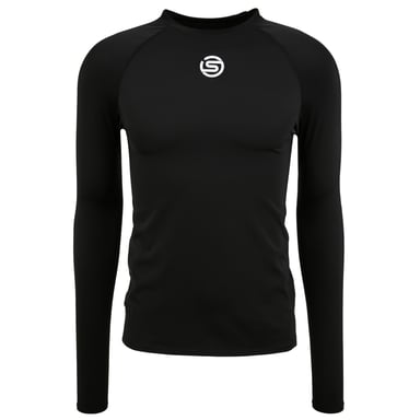 Skins Mens Series-1 Regular Long-Sleeved Base Layer Top (Black)