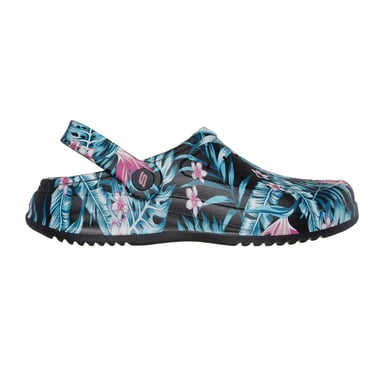 Skechers Womens/Ladies Archfitwave Floral EVA Open Toe Sandals (Black/Multicoloured)