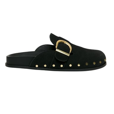 Threadbare Womens/Ladies Urbania Suede Flat Mules (Black)