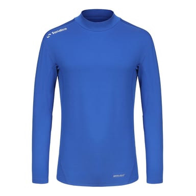 Sondico Mens Mock Neck Base Layer Top (Royal Blue)