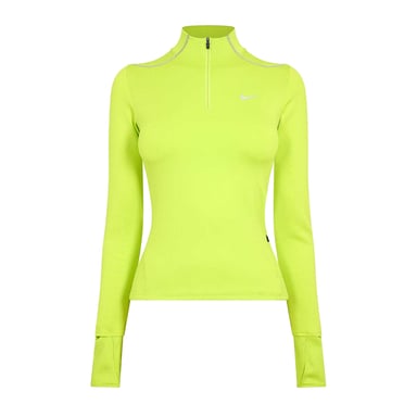 Nike Dam Swift Jersey Quarter Zip Topp (Silver)