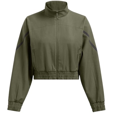 Under Armour Womens/Ladies Funnel Neck Long-Sleeved Top (Green)