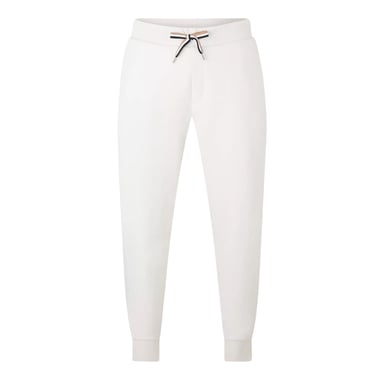 Boss Mens C-Larsen Patterned Joggers (White)
