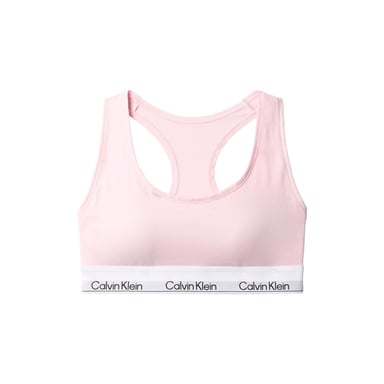 Calvin Klein Womens/Ladies Logo Cotton Blend Bralette (Cradle Pink)
