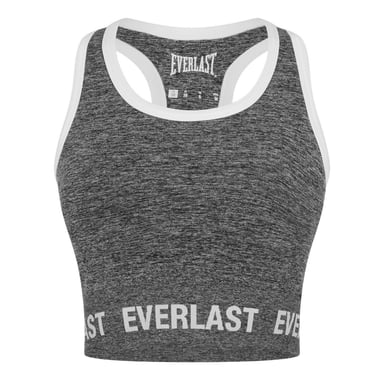 Everlast Womens/Ladies Logo Cropped Sports Bra (Navy)
