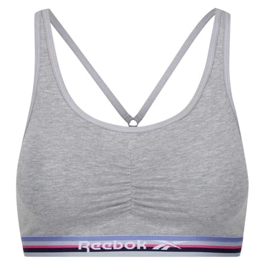 Reebok Womens/Ladies Jackie Sports Bra (Grey Marl Marl)
