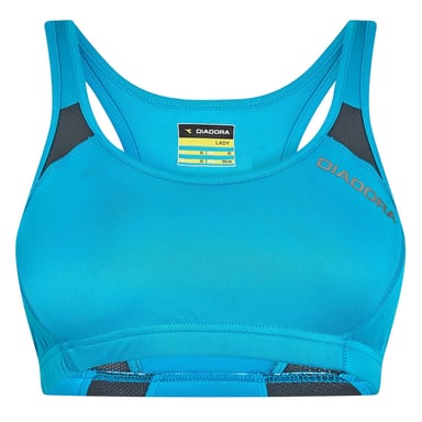 Diadora Womens/Ladies Scoop Neck Sports Bra (Fluorescent Blue)