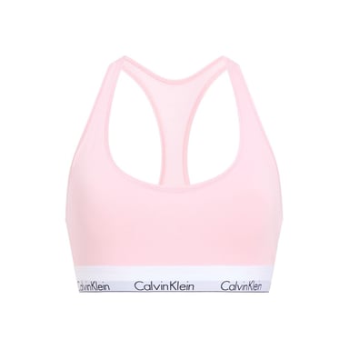 Calvin Klein Womens/Ladies Logo Cotton Blend Bralette (Buff Pink)