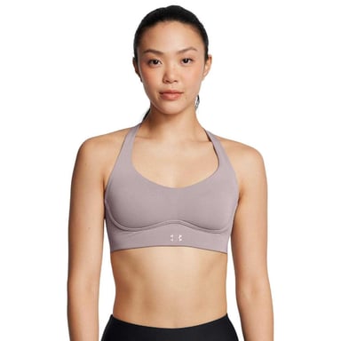Under Armour Womens/Ladies Elite Mid Sports Bra (Grey)