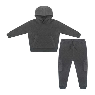 Firetrap Boys Infant Hoodie And Joggers Set (Charcoal)