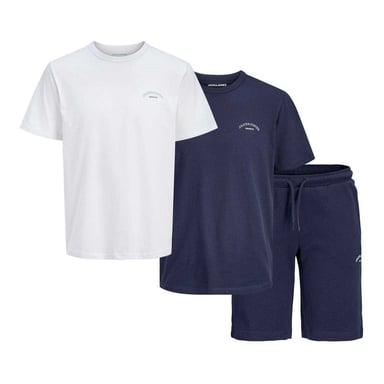 Jack And Jones Childrens/Kids T-Shirt & Shorts Set (Navy/White)