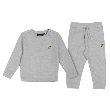 Lyle & Scott Childrens/Kids Cotton Casual Tracksuit (Light Grey Marl)