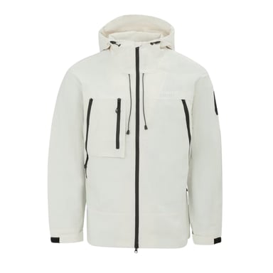 Firetrap Mens Windproof Hooded Windbreaker (Beige)
