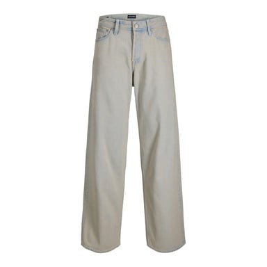 Jack And Jones Mens Relaxed Wide Leg Jeans (Blue Denim)