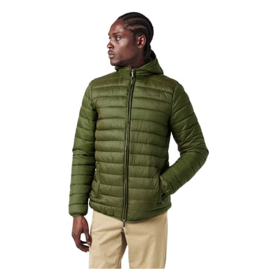 Aquascutum Mens Logo Puffer Jacket (Army Green)