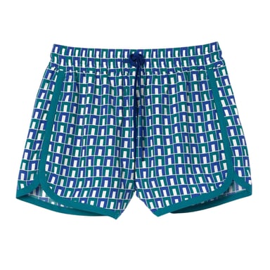 Lacoste Womens/Ladies Geometric Pattern Shorts (Multicoloured)