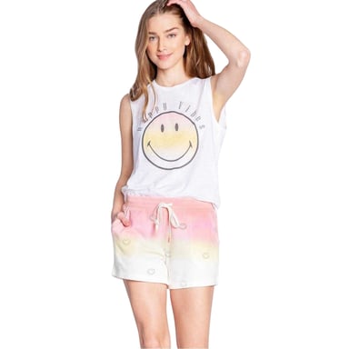 PJ Salvage Womens/Ladies Ombre Relaxed Fit Casual Shorts (Ombre)